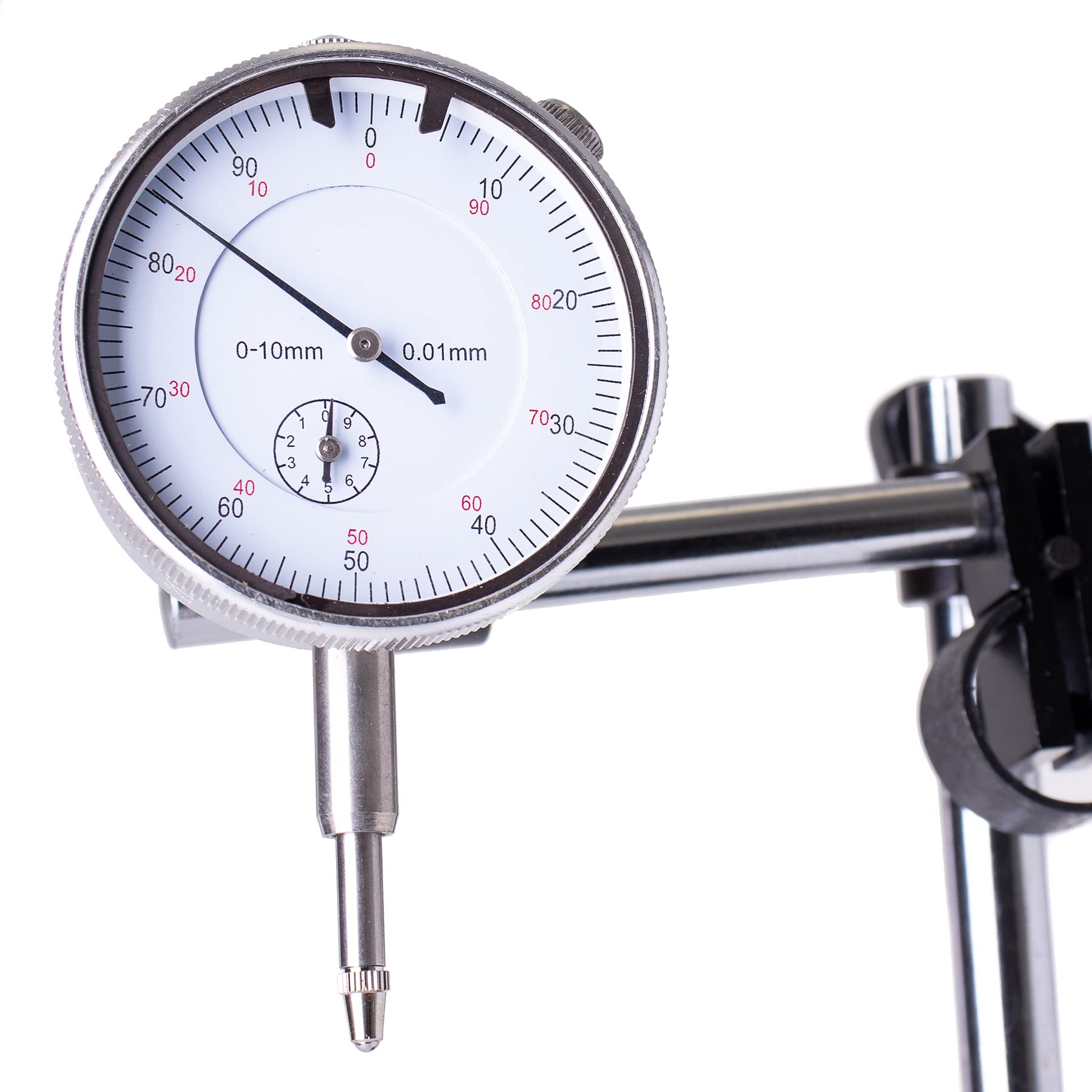 TC TECHNIC Indicateur métrique de test d'indicateur à cadran Dti + support avec horloge de