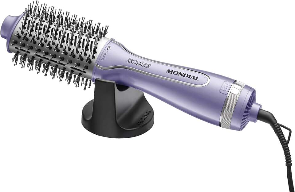 MONDIAL Escova Secadora Space Shine, Lilás, Bivolt - ES-21