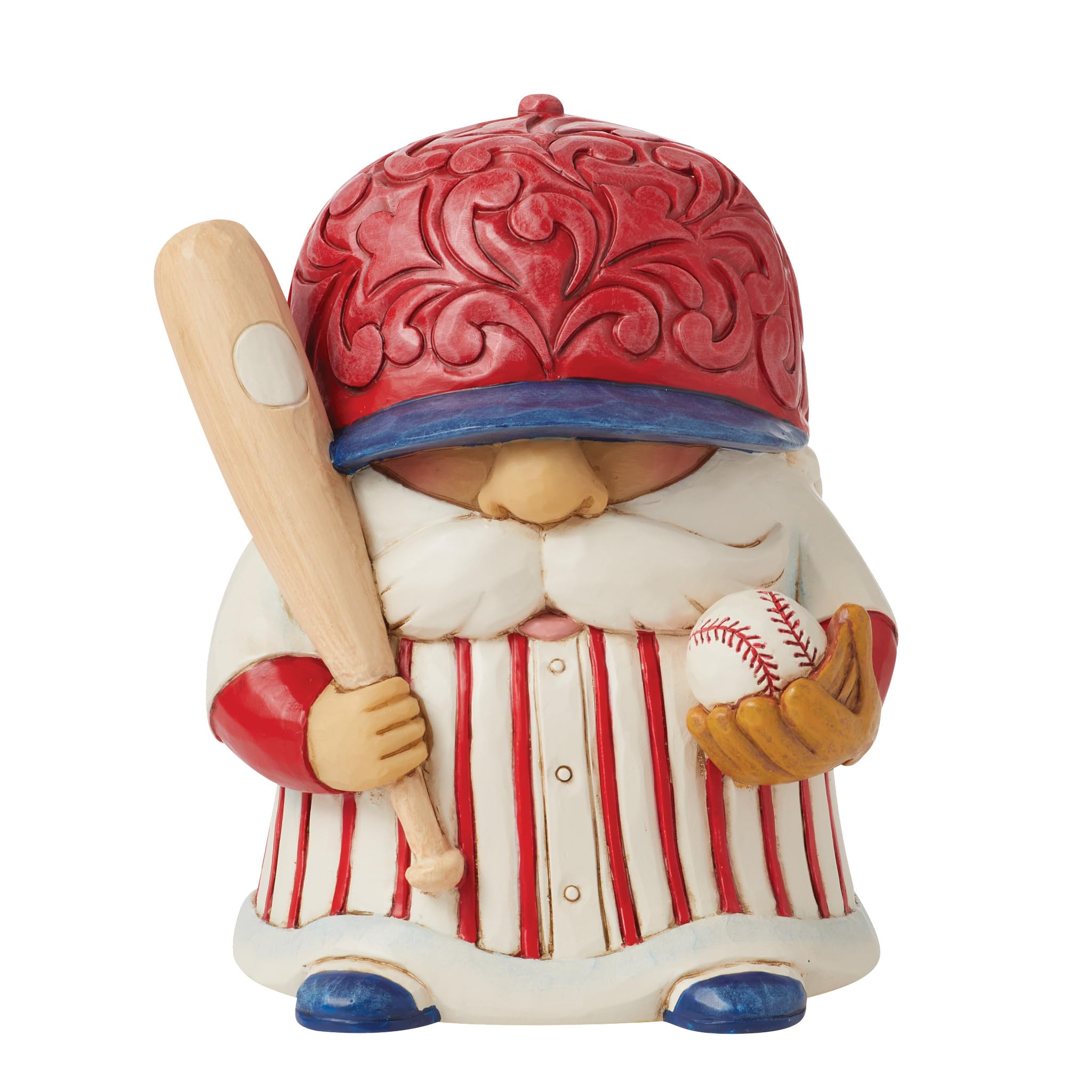 Figurine miniature Batter Up Enesco pour décorer un bureau de passionné de baseball