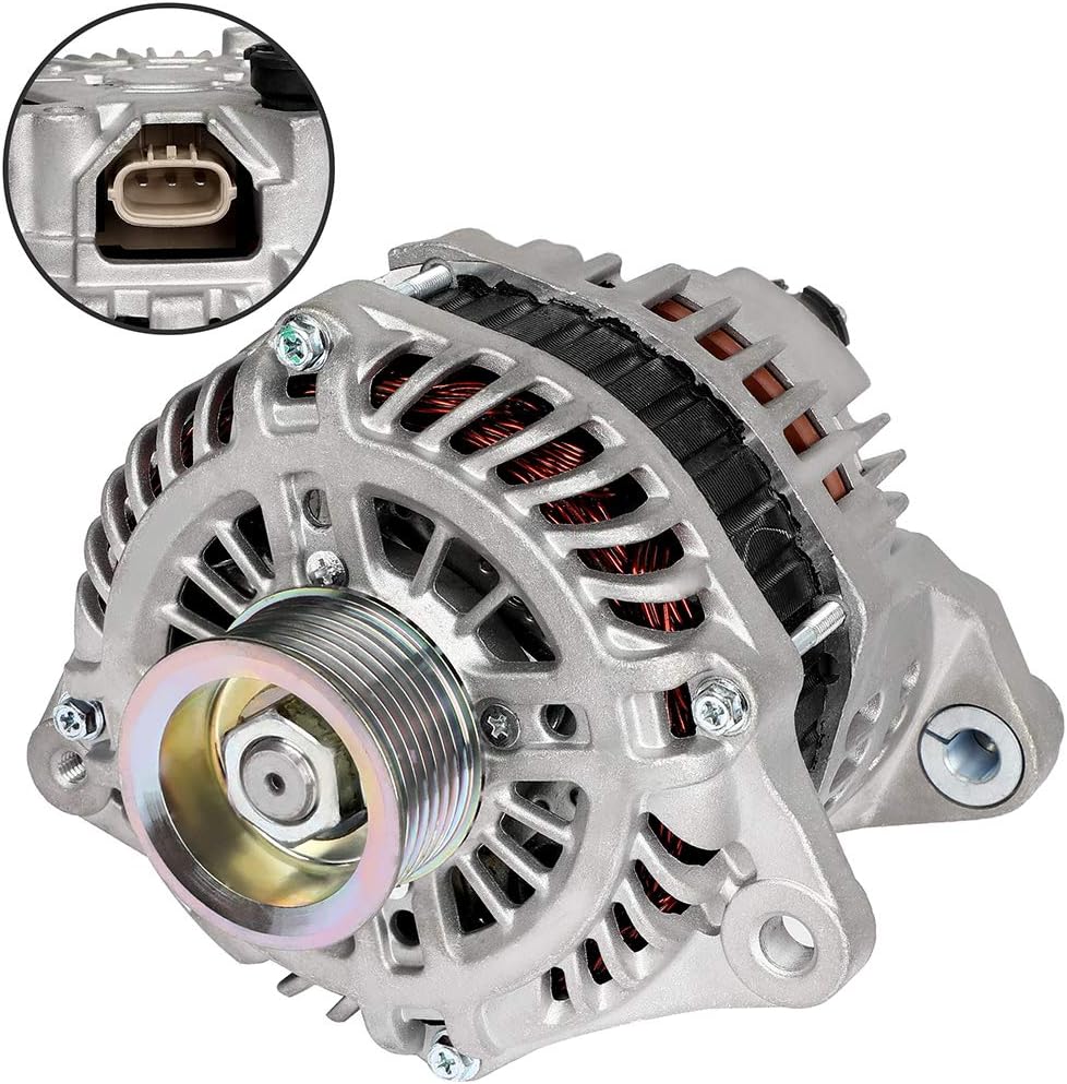 High Output Alternator ANPART 150 Amp Alternator Replacement for 2014-2016 for Infiniti for QX70,2007-2009 for Nissan for 350Z,2009-2016 for Nissan for 370Z 11340
