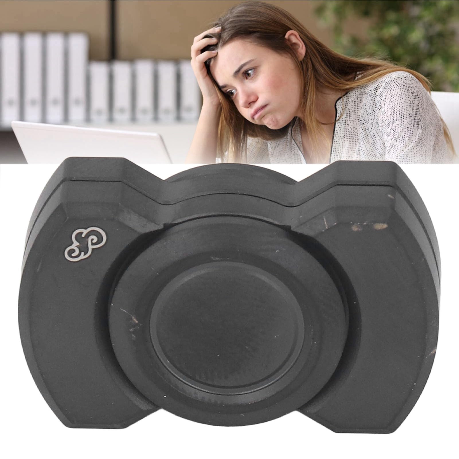 Relief Stress Slider, High Hardness Lightweight 3 in 1 Ergonomic Fidget Slider Toy for ADD (Black) - Image 3