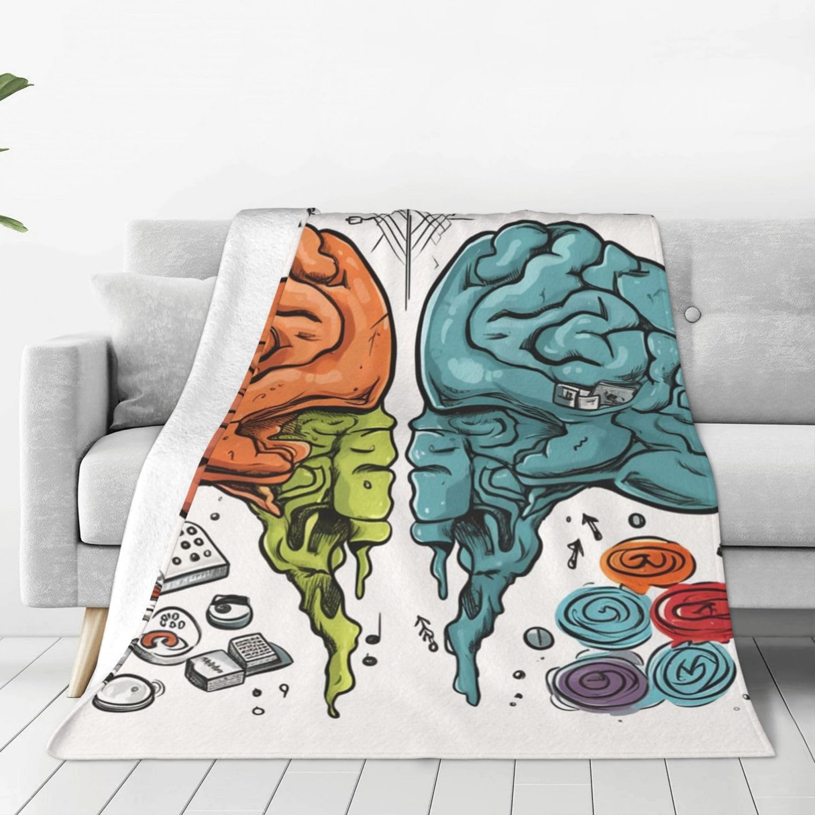 Couverture ultra douce flanelle pour soulager le frisson du soir