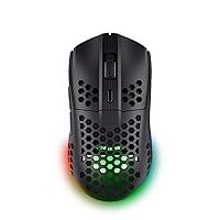 GXTrust 929 Helox Mouse Gaming Wireless Superleggero 75g, 80h di Durata Batteria