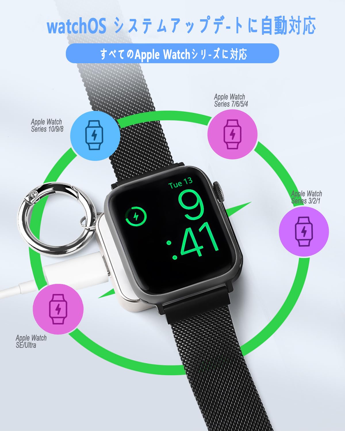 Apple Watch Ultra 本体 バンド2つ 充電ケーブル付きオンライ