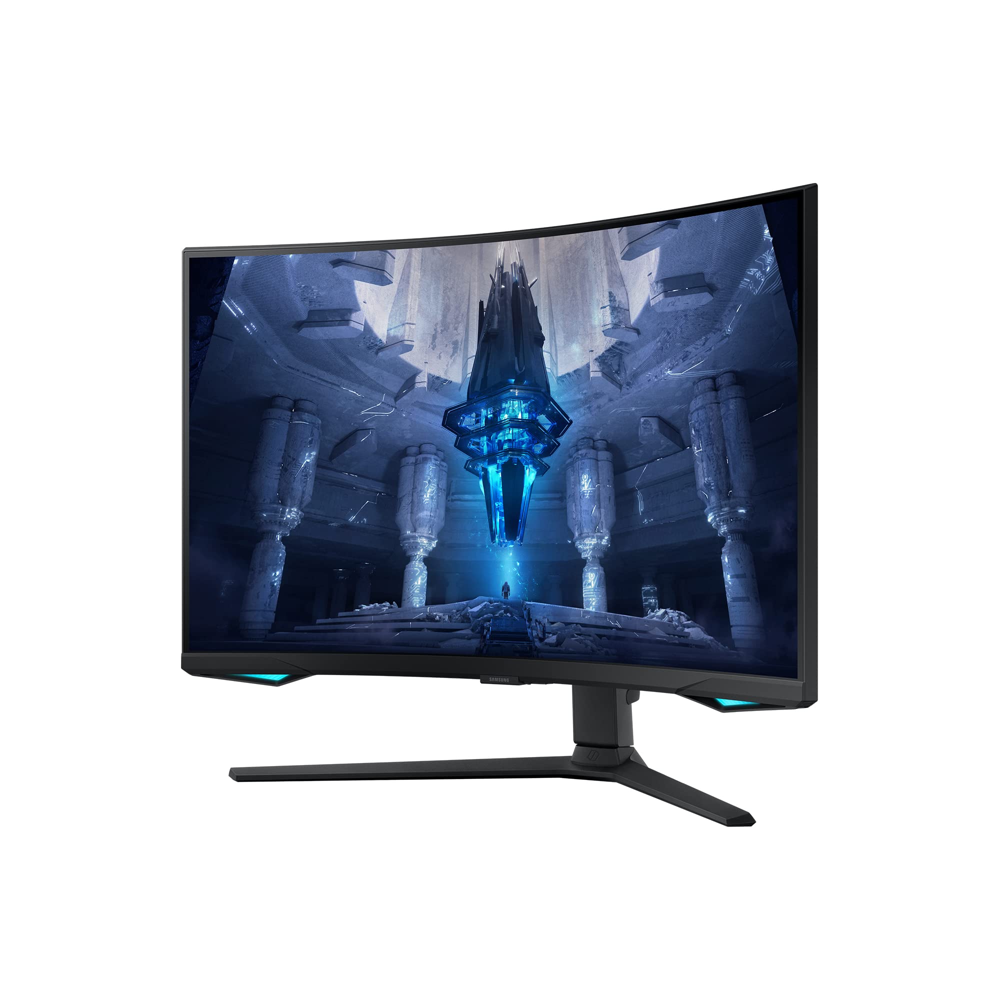 Samsung Odyssey Neo G7 Gaming Monitor S32BG750NU, 32 Zoll, VA-Panel, 4K UHD-Auflösung, AMD FreeSync Premium Pro, 1 ms Reaktionszeit, Bildwiederholrate 165 Hz, Schwarz