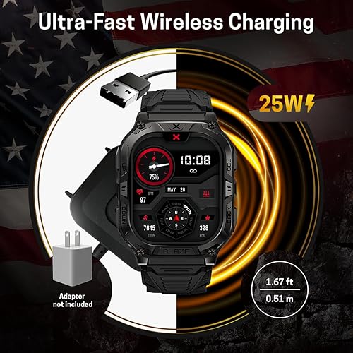 Miniatura 3 de Carbinox Cargador USB compatible con el reloj inteligente Carbinox, velocidad de carga rápida, diseño elegante, funcionalidad confiable (Carbinox