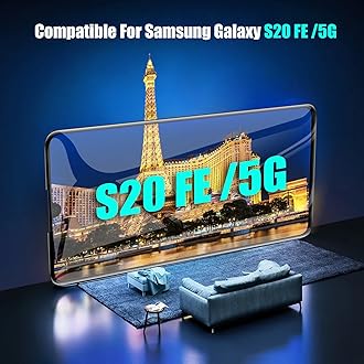 AMOLED for Samsung Galaxy S20 FE/S20 FE 5G Screen Replacement Kit Black with Frame- LCD Display Touch Screen Digitizer - SM-G781U1/DS G781A G781W G781V - 6.5 inch (Support Fingerprint Function)