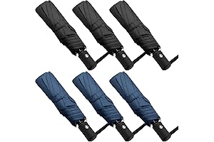 Bulk 6 Pack Travel Umbrellas