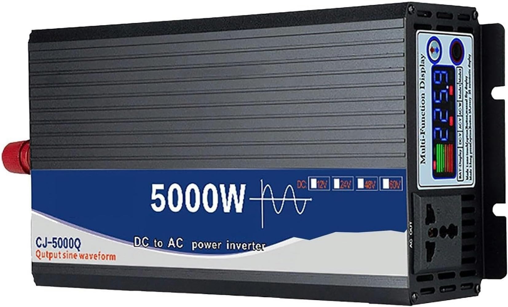 Onduleur pure sinus 5000W chargeur de voiture solaire 60V 120V