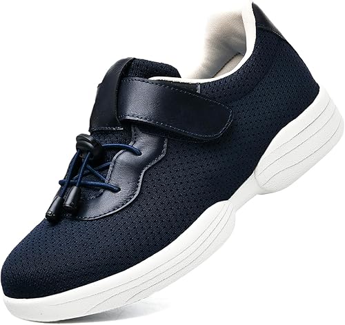 Miniatura 9 de JBTNBX Zapatos para diabéticos de ancho extra ancho para mujer, con cierre ligero ajustable, edema, zapatos deportivos casuales para caminar para