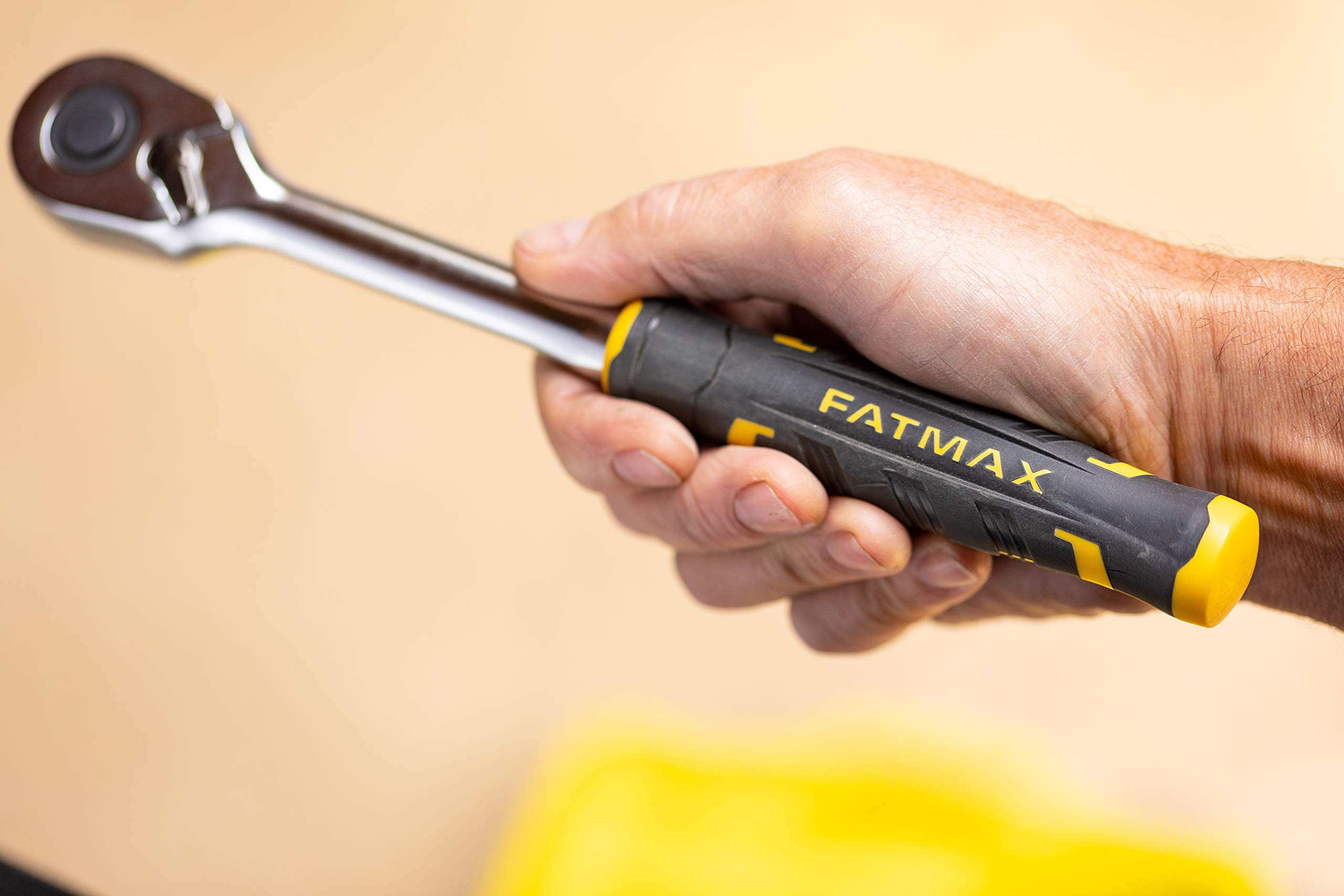 STANLEY FATMAX FMMT82681-0 Set cricchetto att. 1/2" con Chiavi a Bussola e inserti-21 pz, Nero, Coffret 21 pièces - FATMAX
