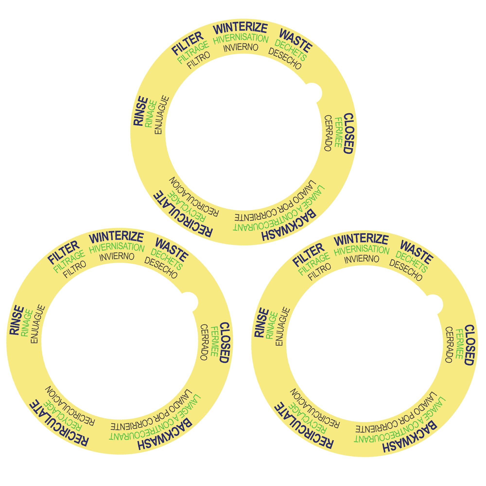 Snapklik.com : 272599 Sand Filter Valve Label For Pentair Tagelus Pool ...
