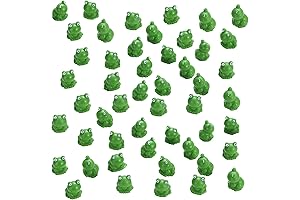 100 Miniature Baby Frog Figurines for Garden Decor