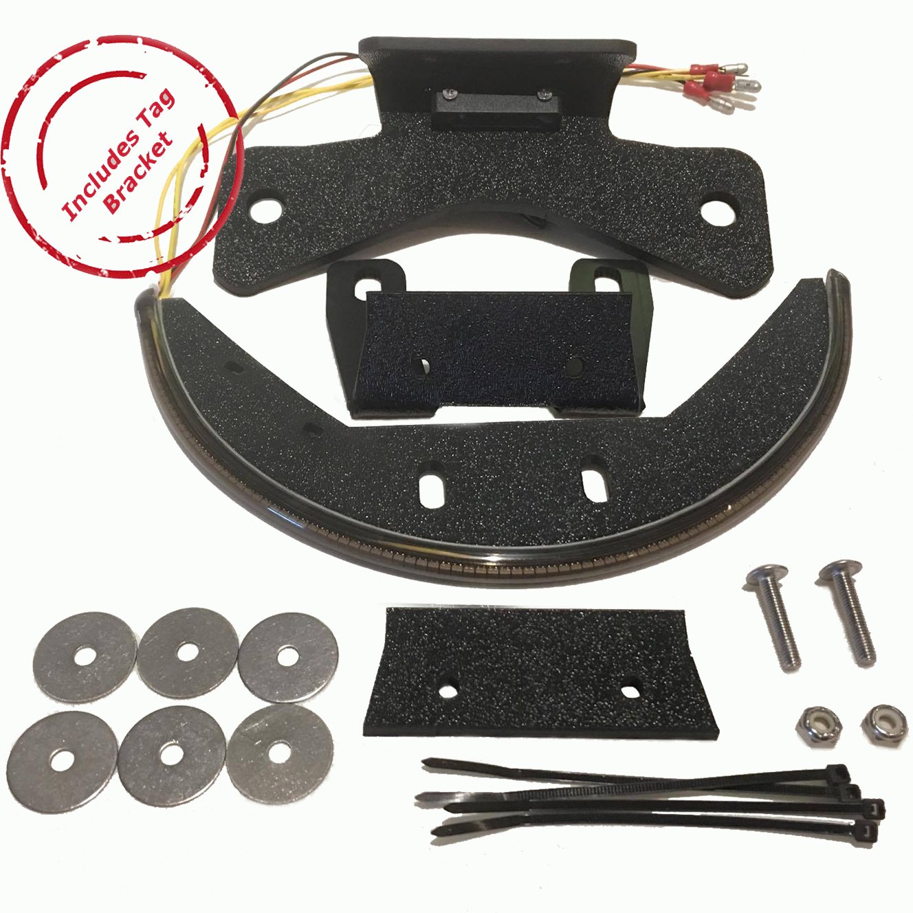 Victory Vegas LED Integrated Rear Light Bar Kit (Smoked (Includes Tag Mount))