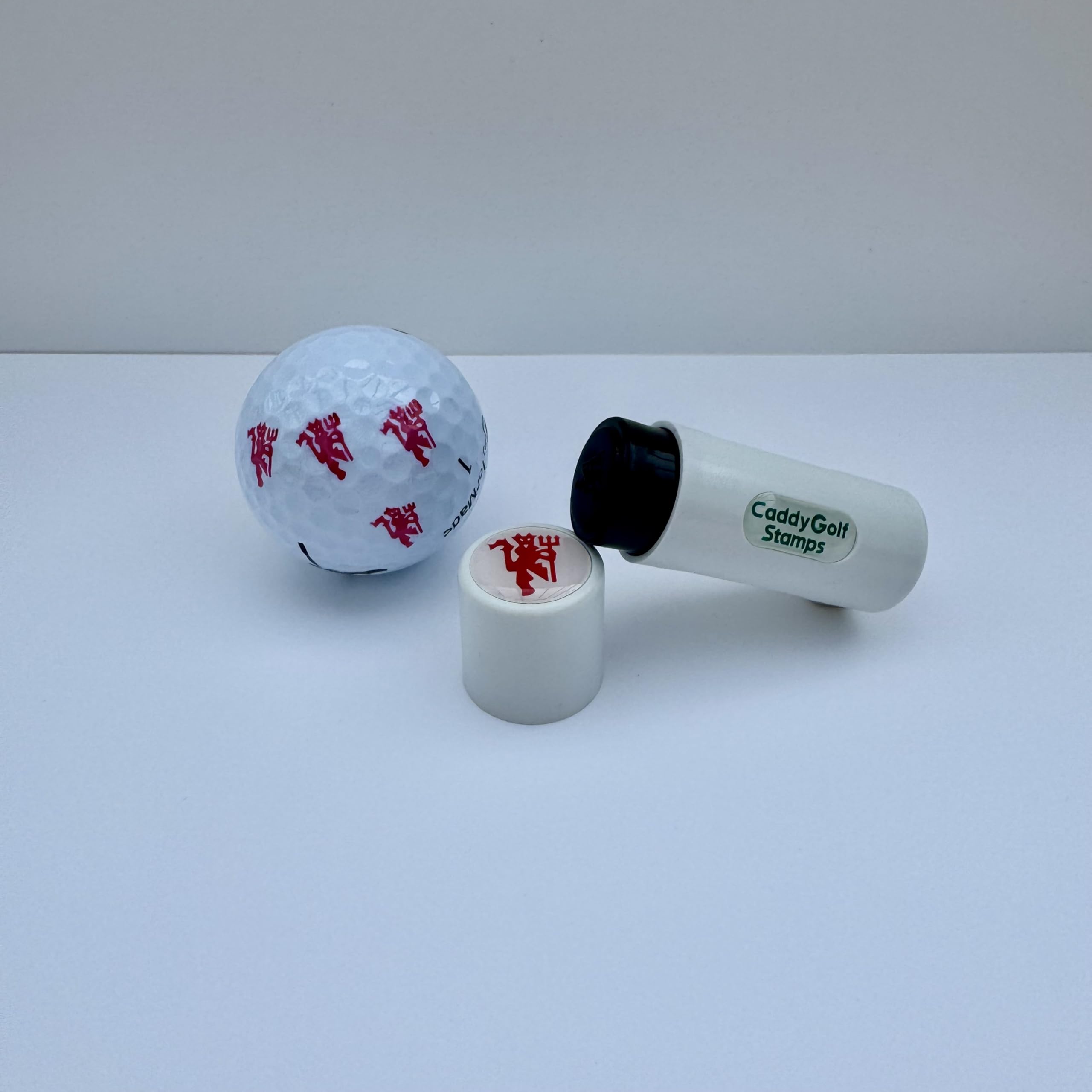 Man U Manchester Red Devils United Design Golf Ball Stamper Stamp Marker Personalise your Golf Balls Golf Gift Birthday Gift