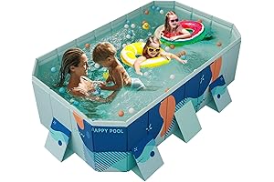 Foldable Above Ground Swimming Pool for Kids and Adults
