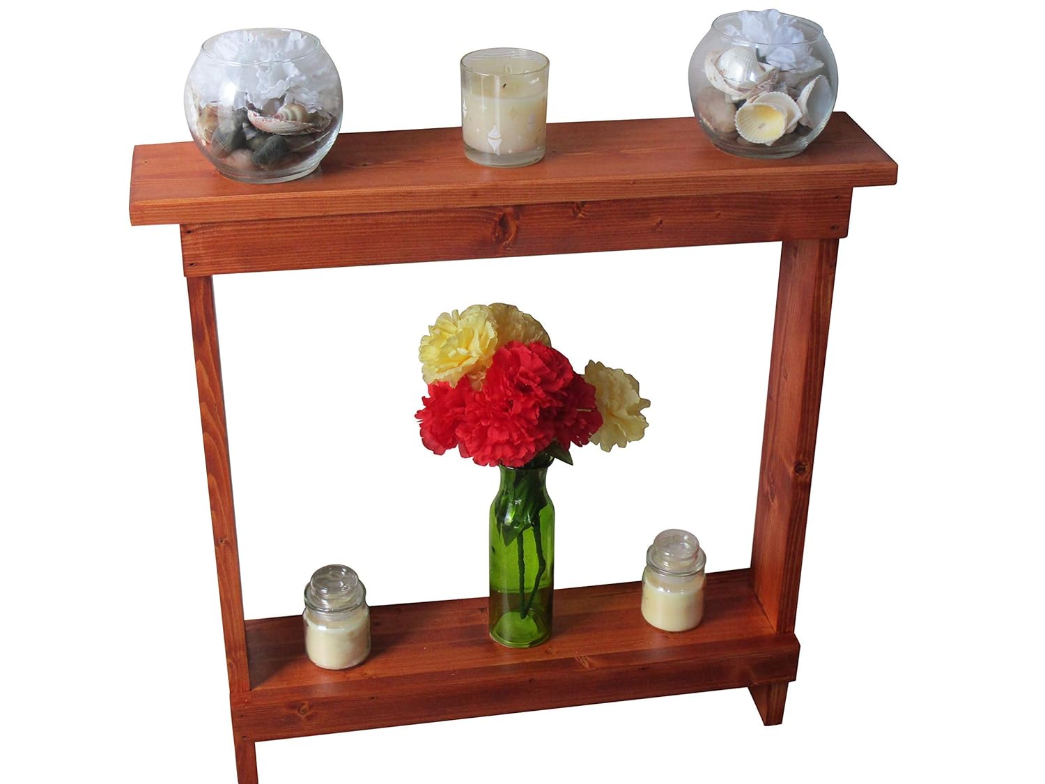 Small accent table, Skinny Side Table, Narrow End Table