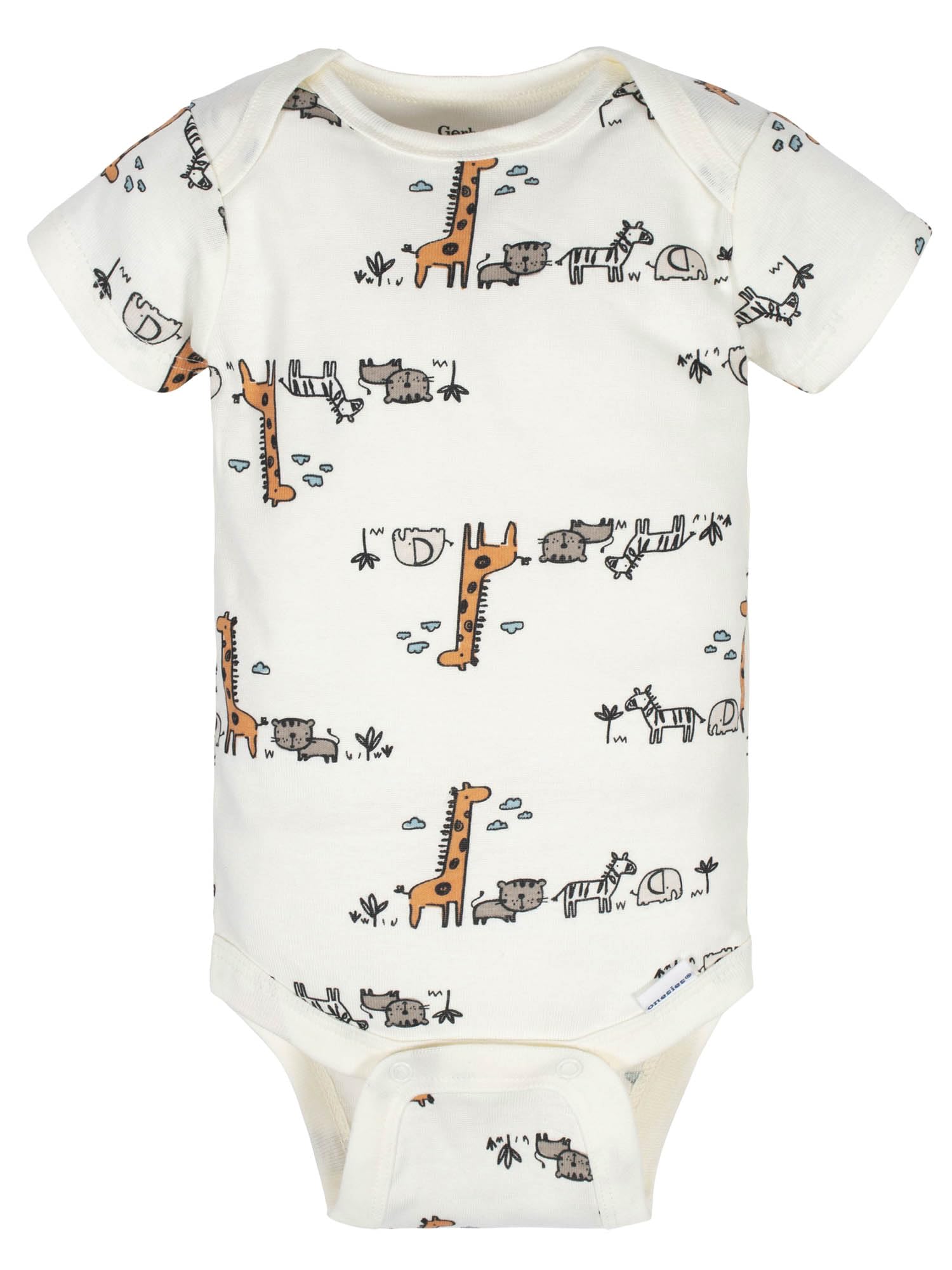 Gerber 8-pack Short Sleeve Onesies Bodysuits Juego de camiseta para bebés Unisex bebé (Pack de 8) — view 4