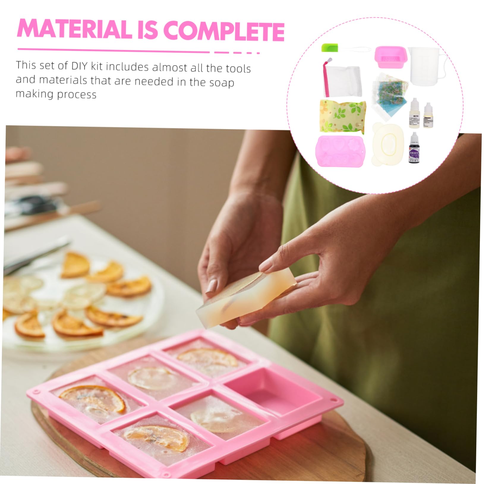 Kit para Fabricar Jabón Casero para Niños y Principiantes en Casa