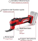 Einhell Cordless Multi Tool with Accessories 18V PXC Without Battery - 3