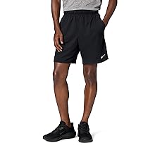 Nike da Uomo DriFIT Totality Knit 18cm Unlined Pantaloncini Black, Black, Iron Gray, White XL