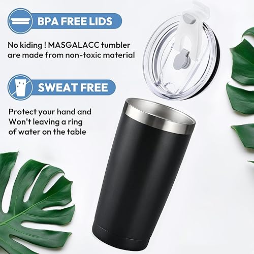 Miniatura 4 de MASGALACC Vaso Drive Safe para novio, taza con texto en inglés "Drive Safe Handsome I Need You Here With Me", regalos de cumpleaños, día de San