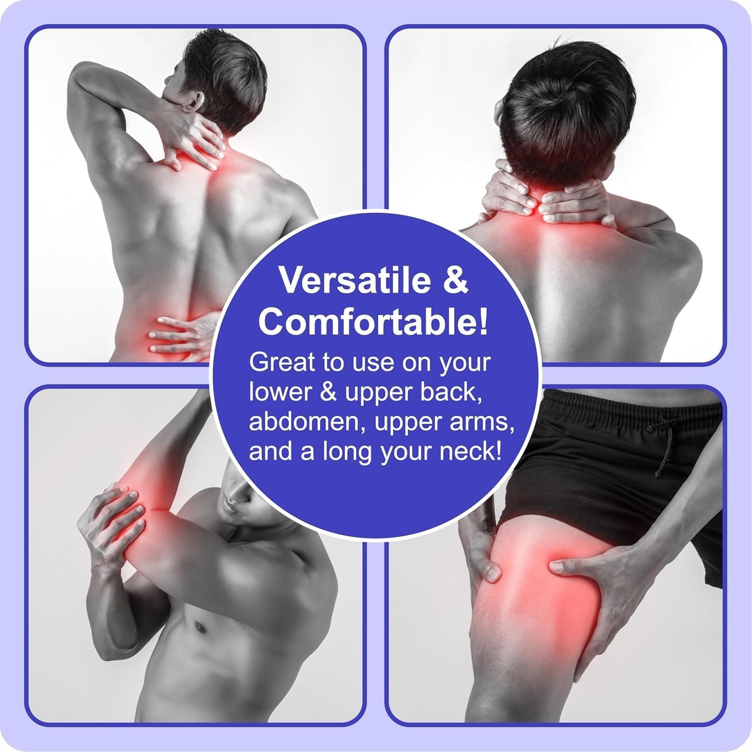 Hot Water Bag REDITEX Heating Bag Gel hot Water Bag hot bags for pain relief hot water bags electric hot pack heat pad electric for pain relief electric heating pad for back pain Men & Women with Charging Cord (Multicolour) (Velvet Bag) 2