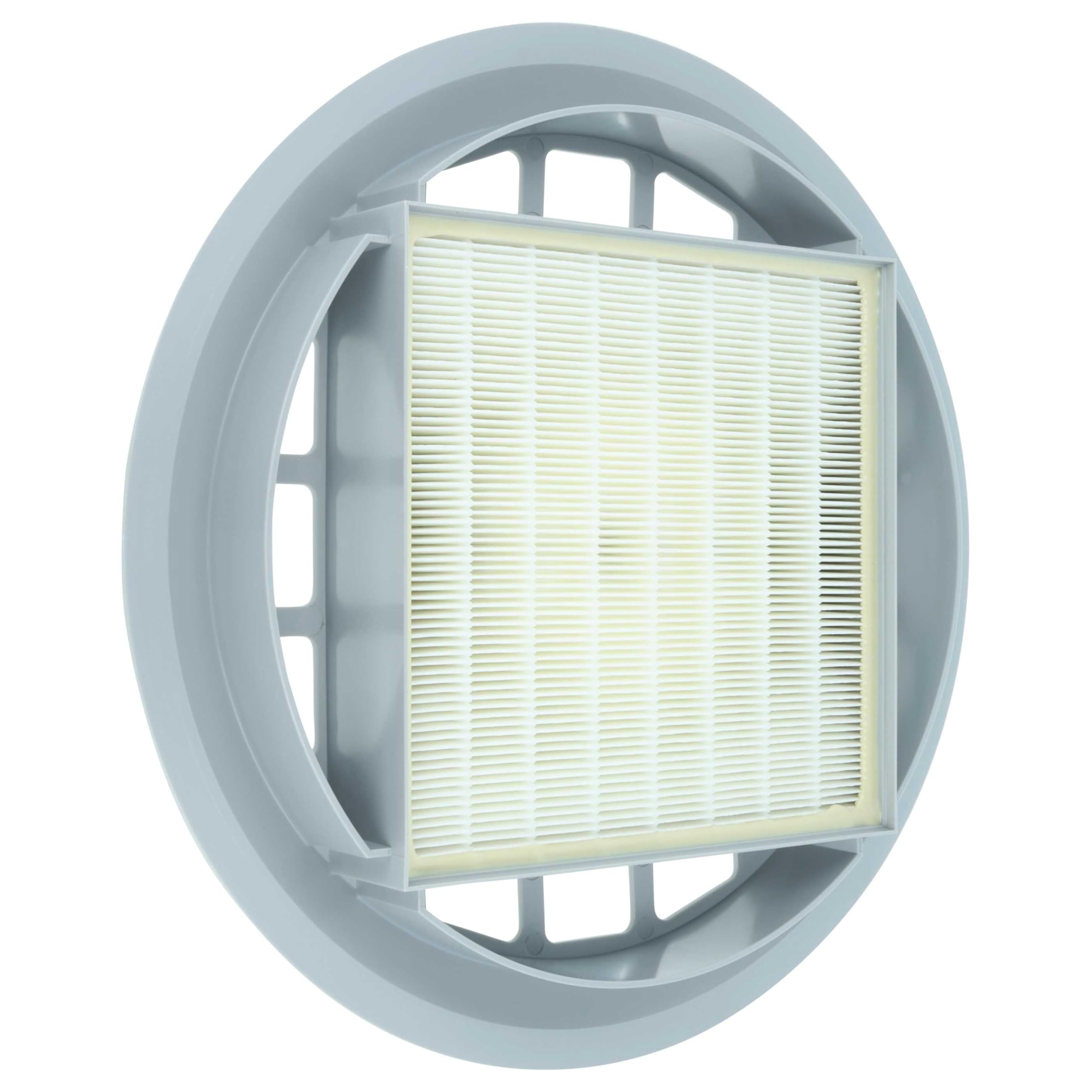 vhbw 2x Filtro compatible con Nilfisk-Alto GD 930 S 2 Cubic, GD 936, GD 930 S2 HEPA aspiradora - Filtro de aire de salida (filtro EPA), blanco/gris