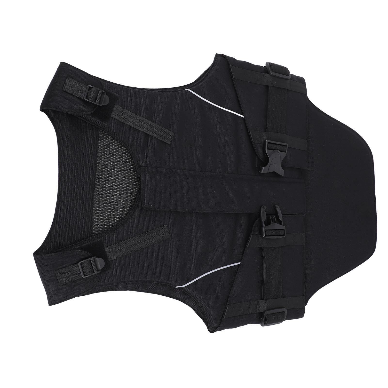 Tbest Gilet équestre rembourré en mousse de sécurité absorbant les chocs pour l'équitation, les courses en plein air