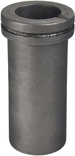 Crisol de grafito económico de 2.2lbs con ranura para hacer joyas, fundición