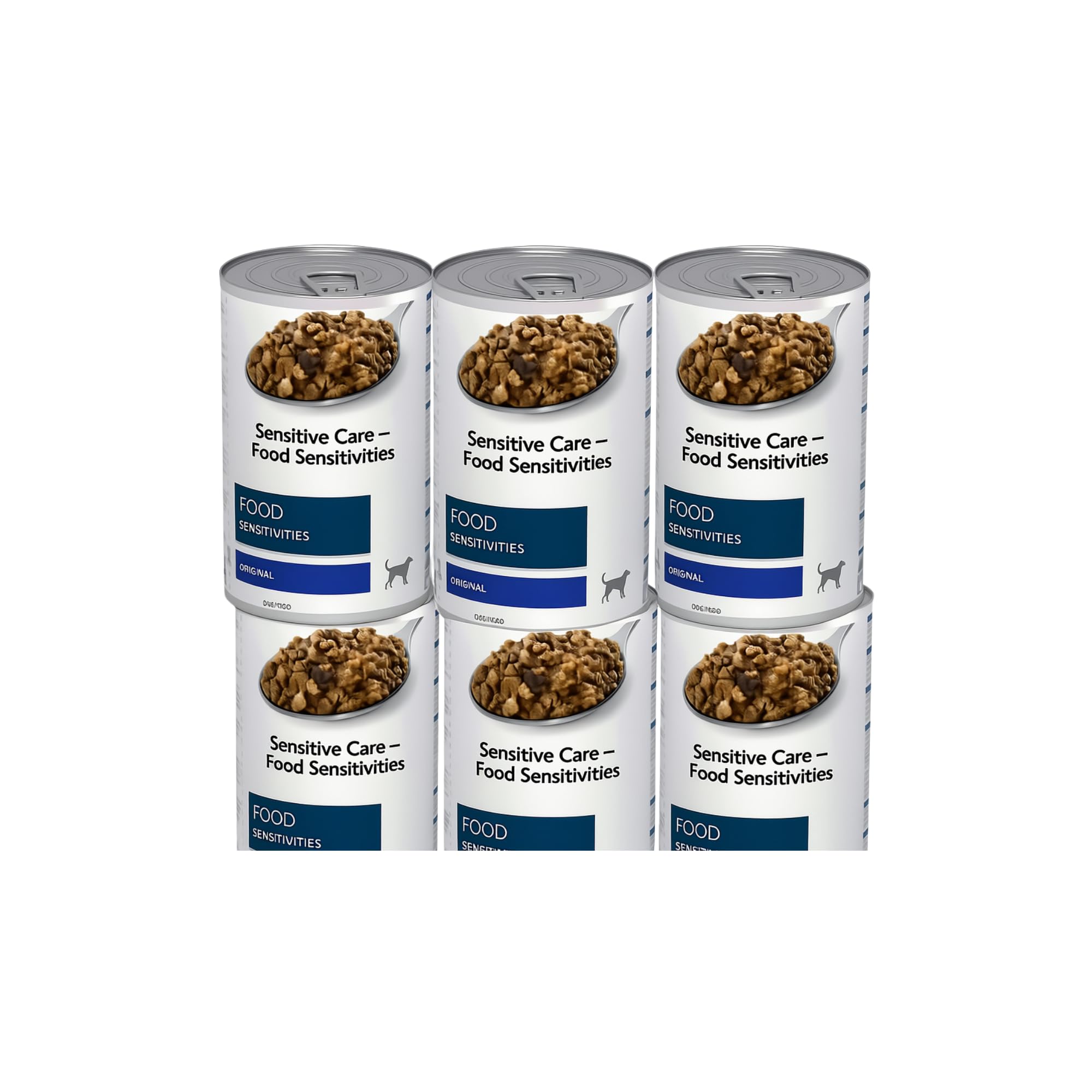 Prescription Diet Z/D Skin Food Sensitivities Wet Dog 6x370g Tins plus AETN Jerky Treat for Adult Dogs with Food Allergies