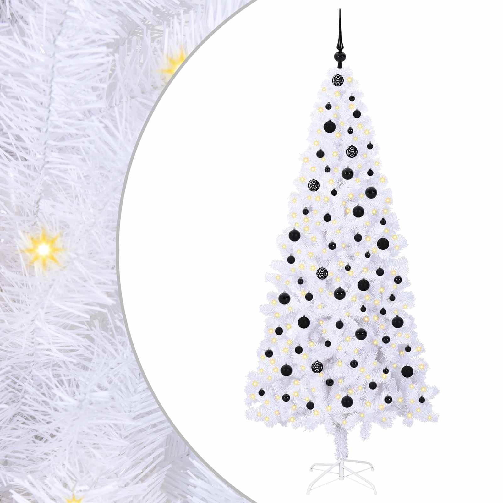 Tidyard Árbol de Navidad Artificial LED - Conexión USB, 8 Modos de Iluminación, Adecuado para Interiores y Exteriores Cubiertos Modelo YFXQY-3426667ES
