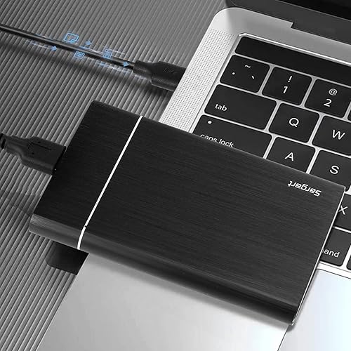 Miniatura 5 de Disco duro externo portátil de 320 GB USB3.0 Almacenamiento de disco duro móvil para PC, Mac, computadora de escritorio, laptop, Mac, Chromebook,