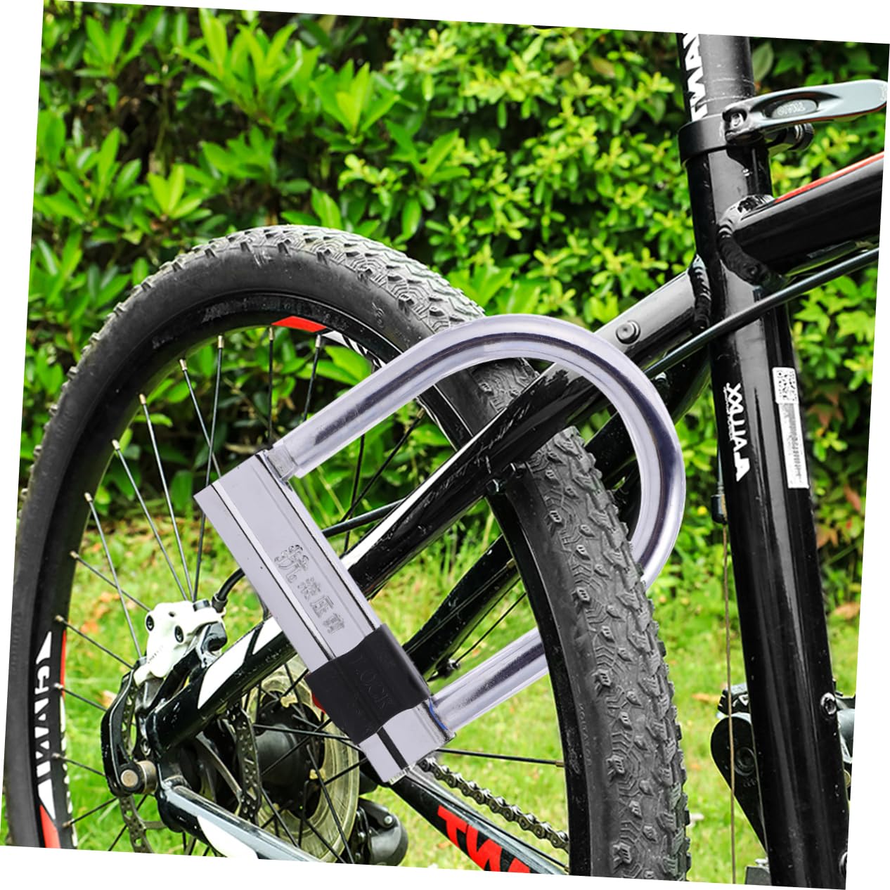 Antivol en U pour Moto et Vélo, Acier Inoxydable, Résistance Hydraulique, Haute Sécurité, pour Cyclisme et Protection Extérieure