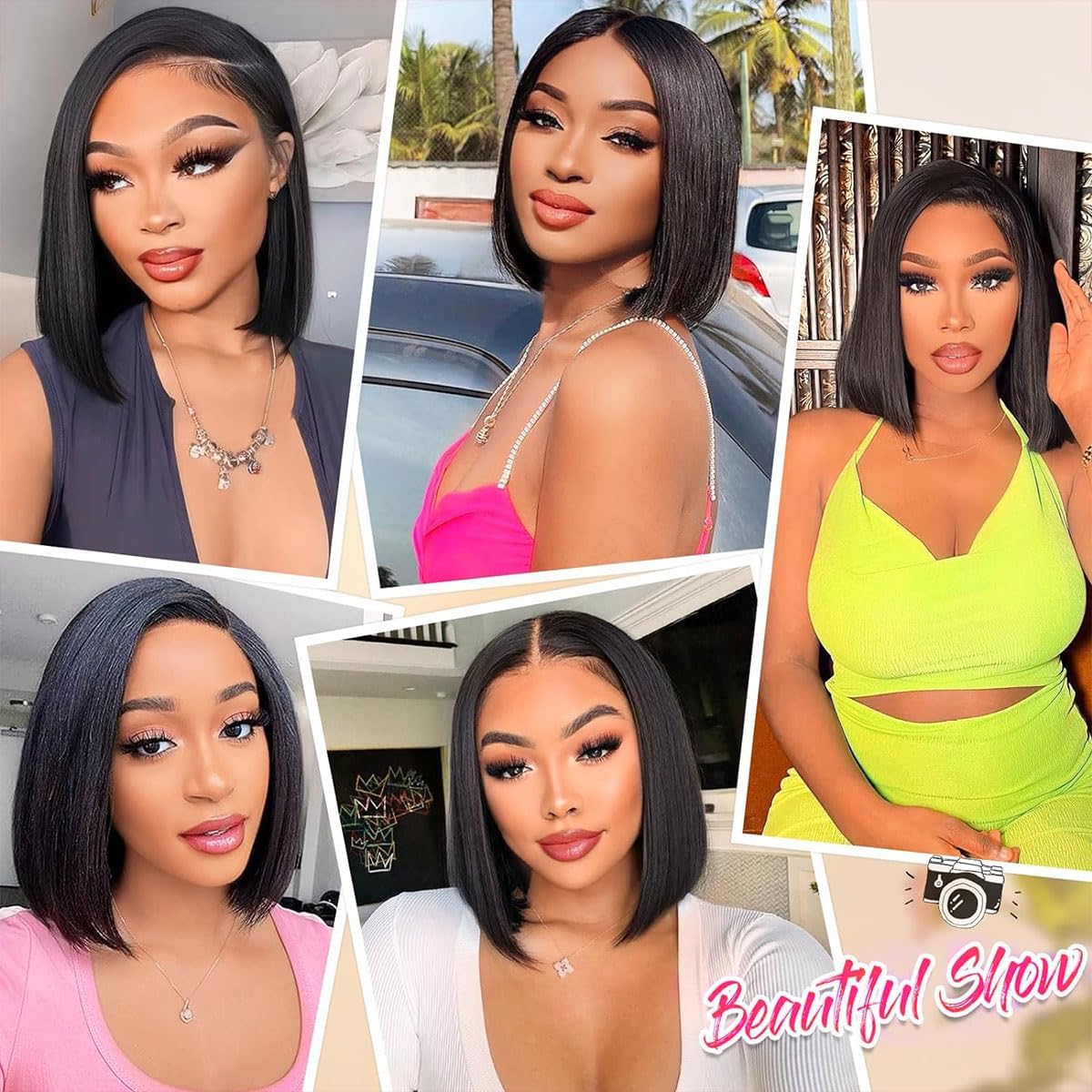 Amazon.com : Selina Brazilian Virgin Hair 4 Bundles Human  display picture 1