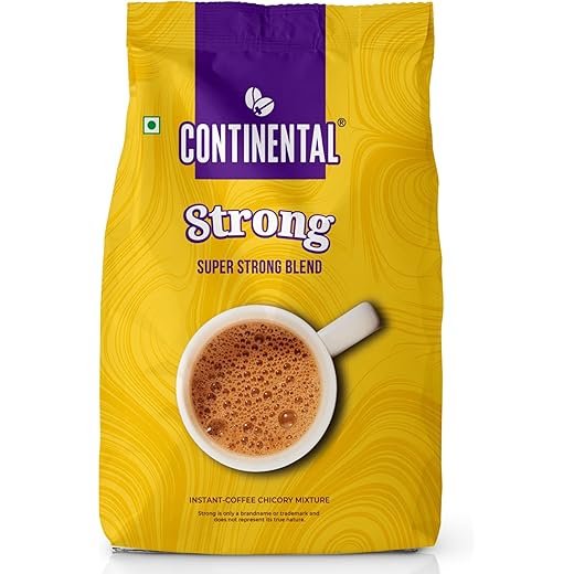 Continental Strong Instant Coffee Powder | 1 Kg Bag | Instant Coffee with Bold Flavor | Rich Aroma | Perfect for Espresso, Cappuccino, and Black Coffee Lovers | Makes Up To 1000 Cups
