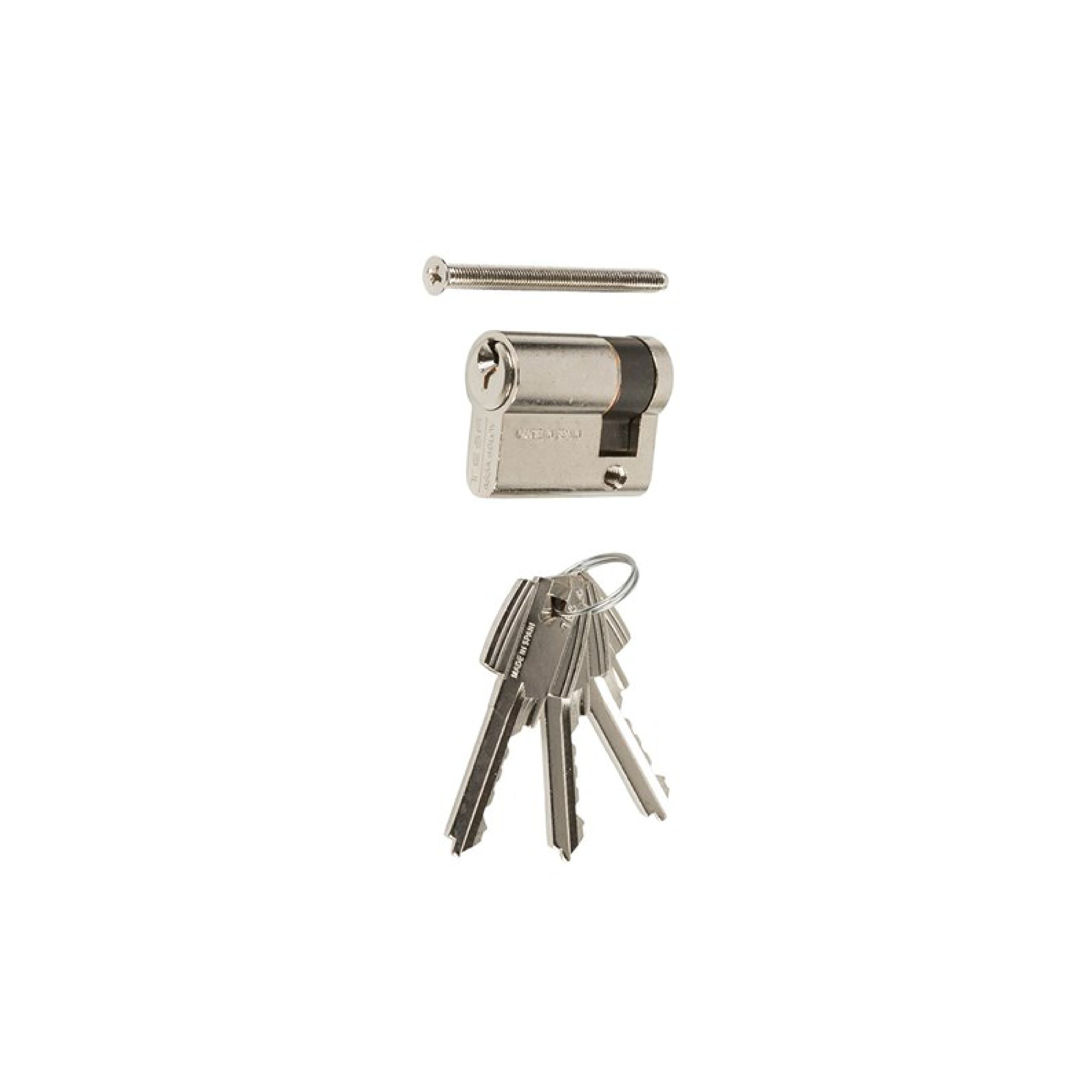 Cilindro de seguridad TE5 Tesa Assa Abloy 52007010N, leva corta, 70 x 10 mm, niquelado
