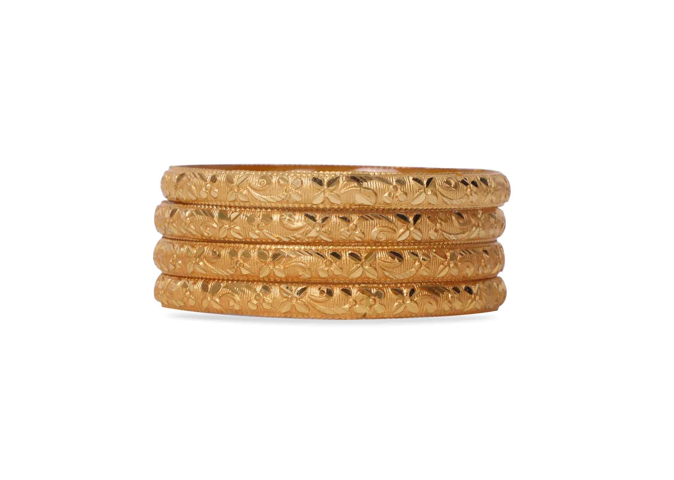 Leshya Set Of 4 Traditional Jewellery Gold Plated Bangles For Daily Use With Intricate Meenakari Work For Women And Girls (B07C6ZFTBK) Amazon Price History, Amazon Price Tracker