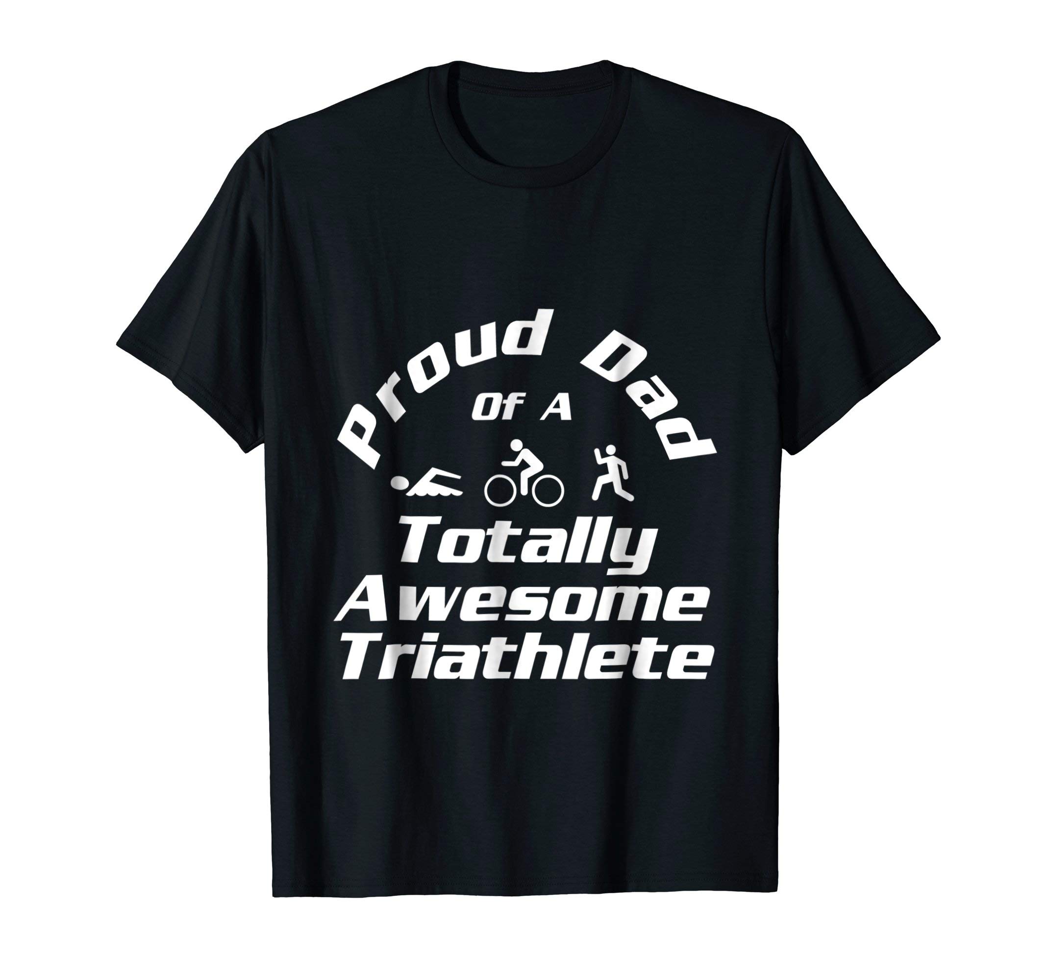 Triathlete Supporter Apparel by KDTriathlete Supporter Dad Tees Triathlon Run Swim Bike Cycle