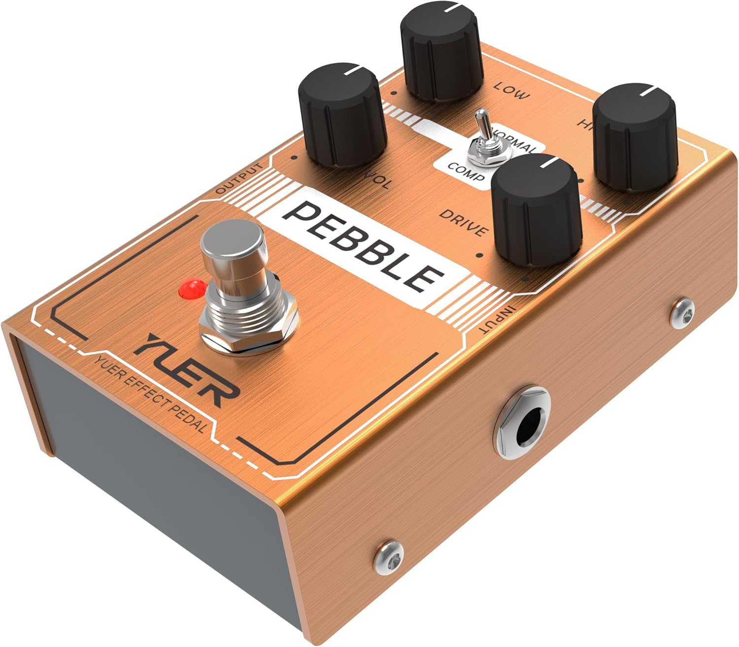 PEBBLE,Guitar Pedal,Electric Guitar Effects Pedal for Guitars and Bass Effect Pedals Mini Single Type DC 9V True Bypass