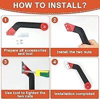 Vista 6 de Kit de herramientas de eliminación de lechada, 2 sierras de lechada de azulejos con 6 cuchillas adicionales, 1 sierra de mano adicional, 2 cuchillas