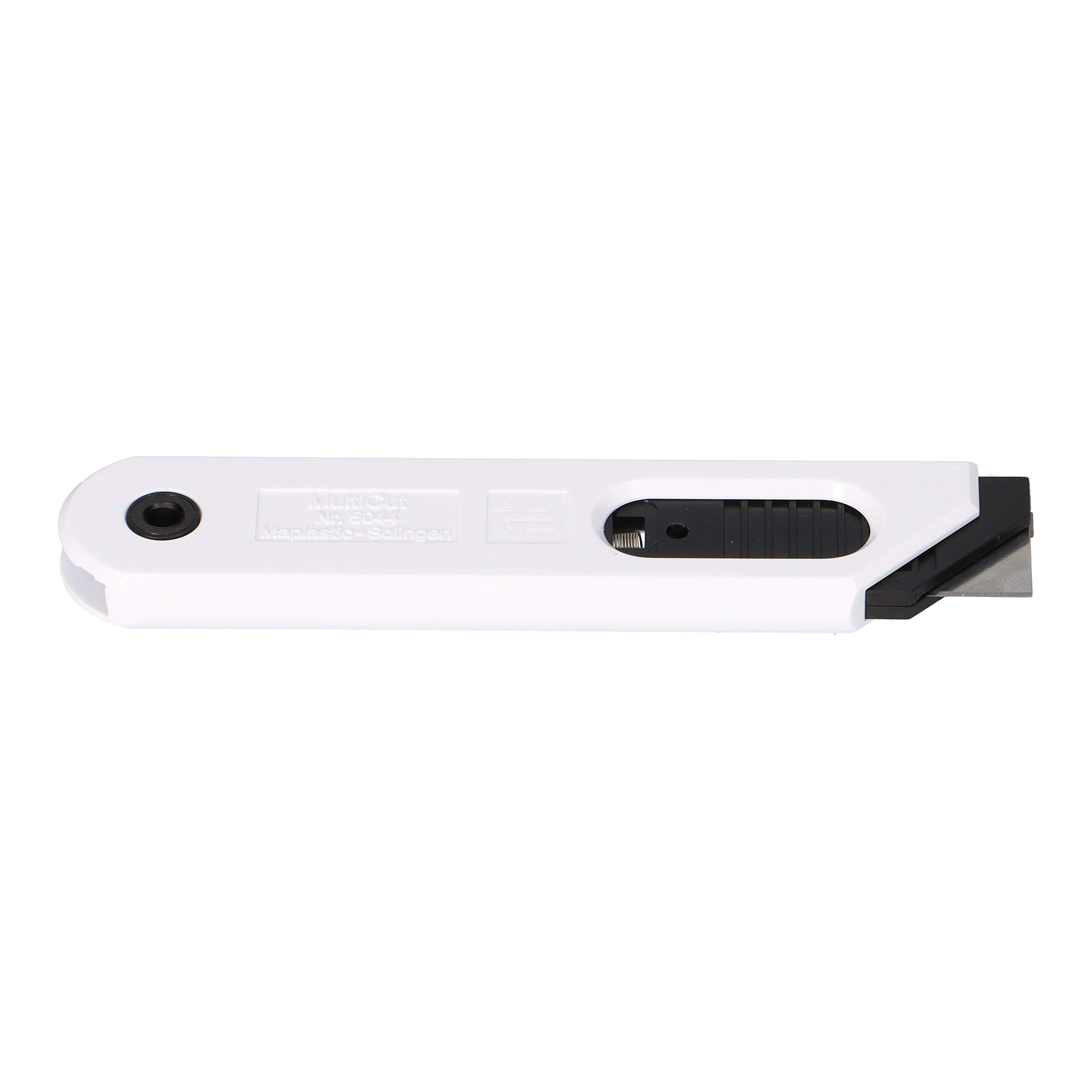 Cutx Multicut X5044 - Juego de 10 cúteres y 20 cuchillas de repuesto para cartón, con retracción automática