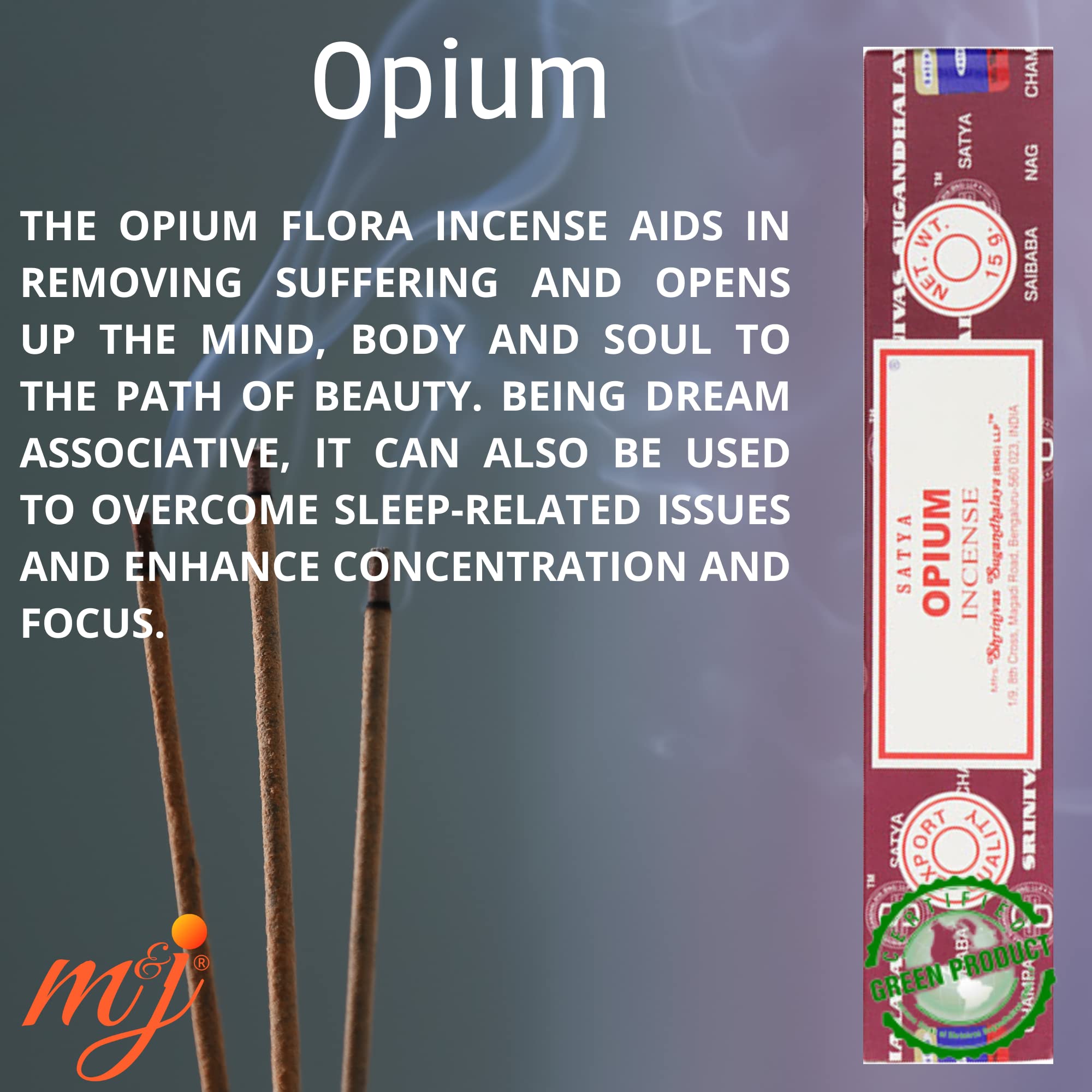 Original Satya Nag Champa Opium Incense Sticks - Image 2