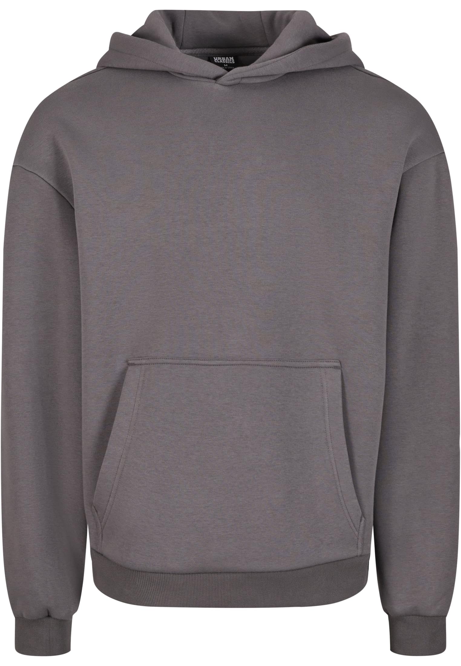 Urban Classics Męska bluza z kapturem Fluffy Hoody, luźna bluza z kapturem dla mężczyzn, oversize fit, rozmiary S-5XL, Magnet, 3XL
