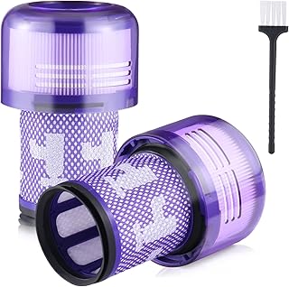 2 Pack V12 Filter Replacements for dyson, Compatible with Dyson V12 Slim Vacuums and V12 Detect Slim Vacuums, Removable and Washable Filter,Part No.971517-01 (2)