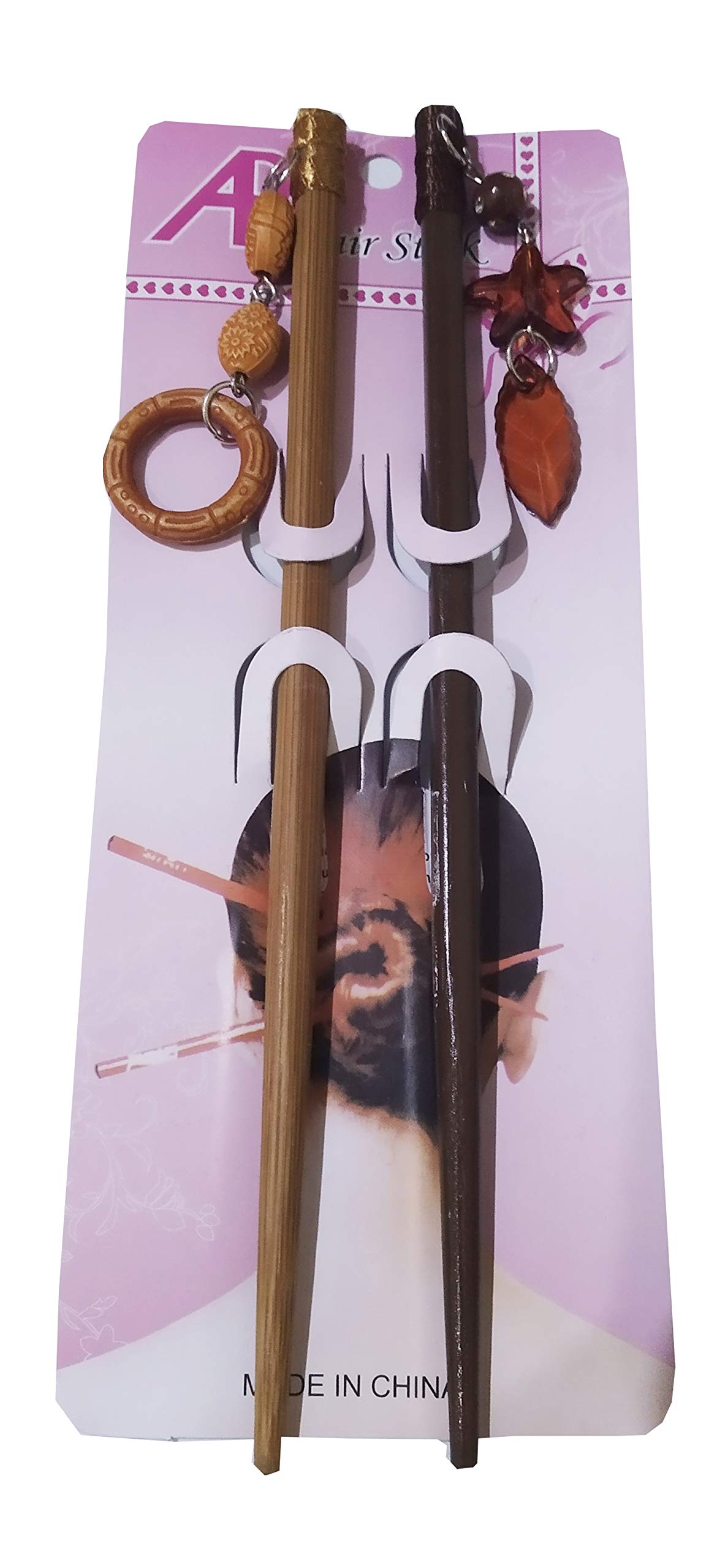 Salvus App SOLUTIONS Trendy Wooden Hair Stick - Women & Girls (18x2 cm). (B01DGQL8XC) Amazon Price History, Amazon Price Tracker