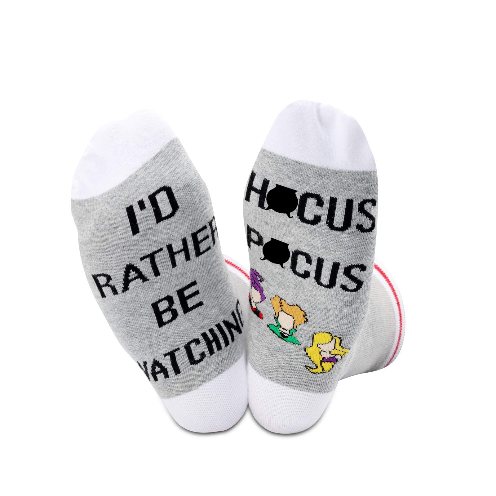 TSOTMO 2 Pairs Witch Gift Witchy Movie Merchandise Socks Witchcraft Gift Halloween Movie Socks Humor Gifts For Movies Lover