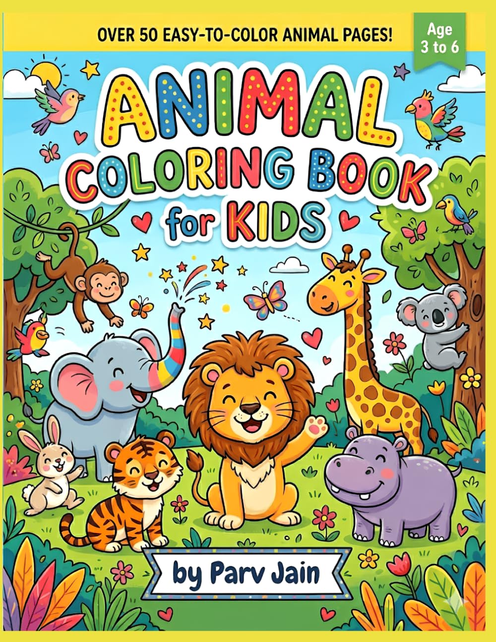 Animal Coloring Book for Kids: Coloring book for kids