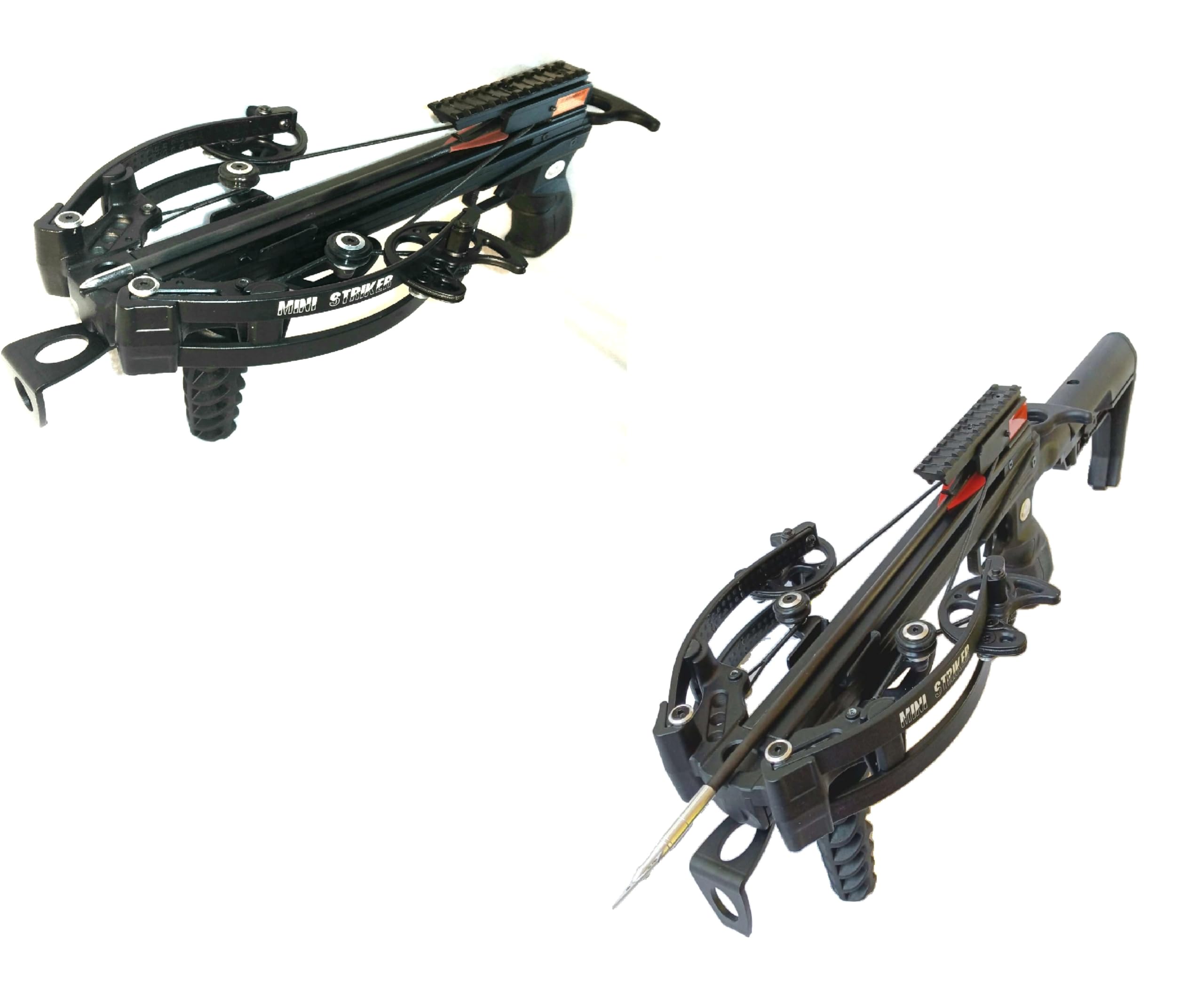 125 lbs Mini Striker Pistol Crossbow with Detachable Buttstock. Great for Hunting, Fishing and Target Practice!