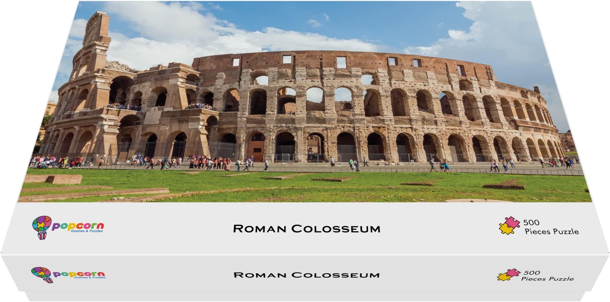 Popcorn Games & Puzzles Roman Colosseum - 500 Piece Jigsaw for Kids for Age 12+ and for Adults